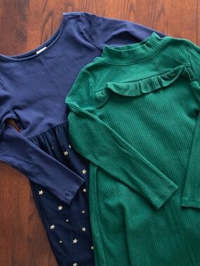 Hanna Andersson Girls Dress Set